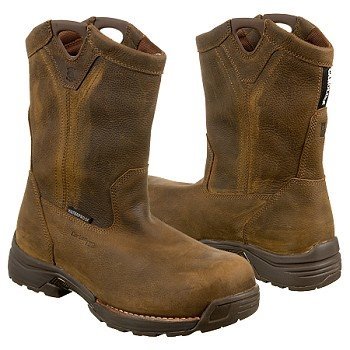 Men's-Carolina-10-inch-Lightweight-Waterproof-Composite-Toe-Wellington-Work-Boots-Brown-View7