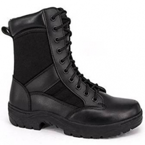 Men’s 8” inch Military Tactical Boots from WIDEWAY, Full Grain Leather, Water Resistant Boots